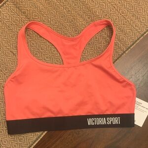 Victoria's Secret - Vibrant Coral Sports Bra -Large